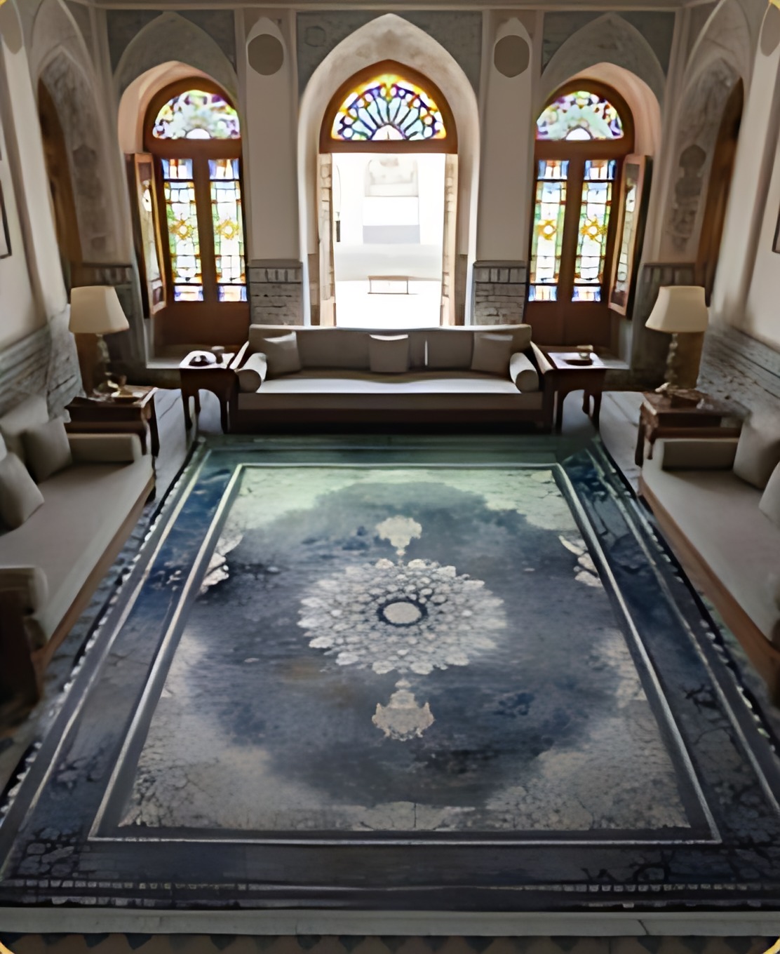 میراژ آبی دودی